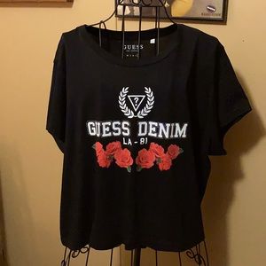 Guess cropped shirt